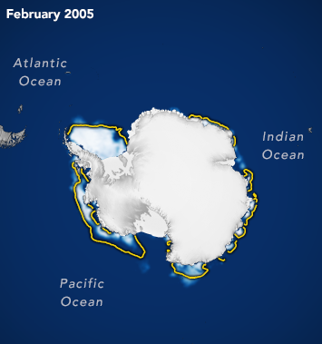 Antarctic Minima (Feb 2005)