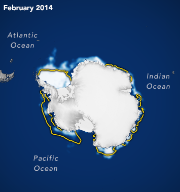 Antarctic Minima (Feb 2014)