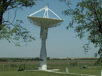 Command and telemetry antenna, Córdoba, Argentina