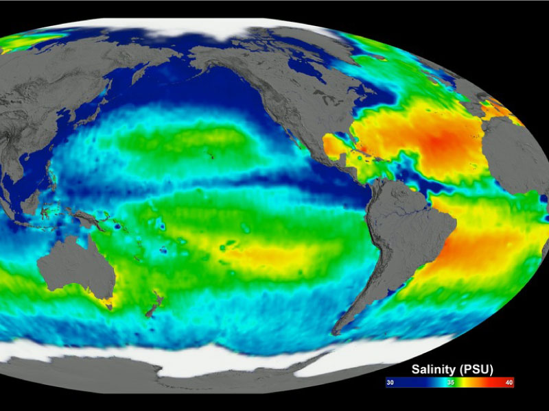 Video cover: Aquarius sea surface salinity, 2011-2015