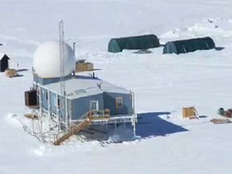 Antarctic ice station