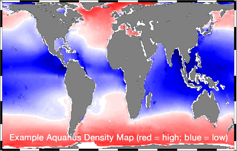 Example Aquarius density map