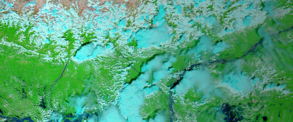 LandSat image: clouds