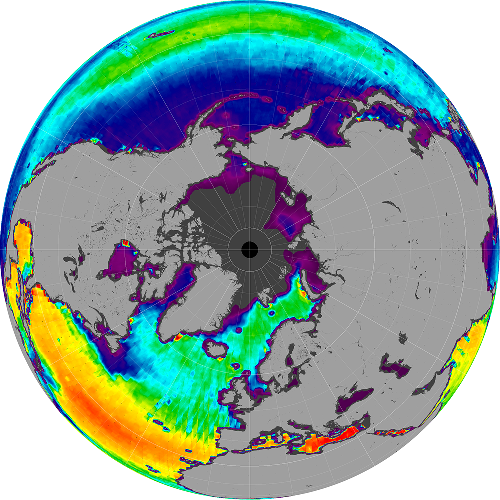 Monthly composite map of sea surface salinity, September 2014.