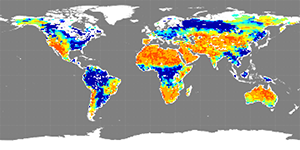 Soil moisture, May 2014